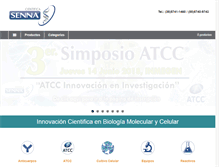 Tablet Screenshot of cientificasenna.com